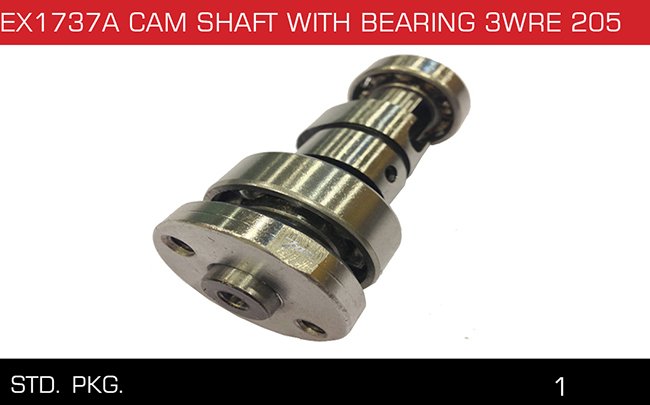 EX1737A CAM SHAFT WITH BEARING 3WRE 205